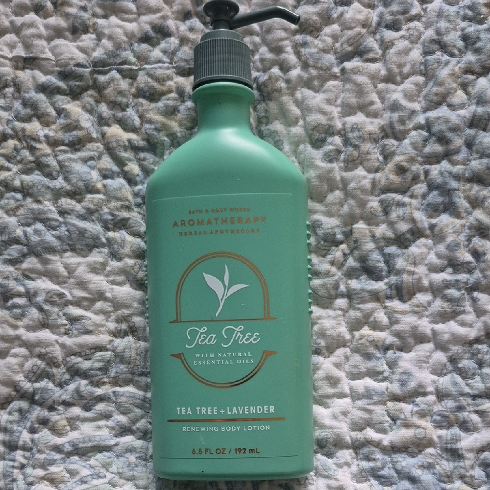 BBW Tea Tree And Lavender Essential Oil Body Lotion,  New,  Unopened